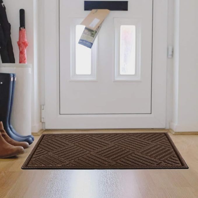 Mibao Front Door Mat, Dirt Trapper Welcome Mat - Image 7
