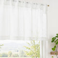 jinchan Valance Curtains for Windows 16 Inch Colorful Mini Pom-Pom Country by JINCHAN