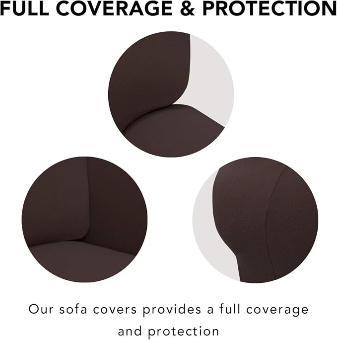 PureFit Super Stretch Chair Sofa Slipcover – Spandex Non Slip Soft Couch Sofa - Image 3