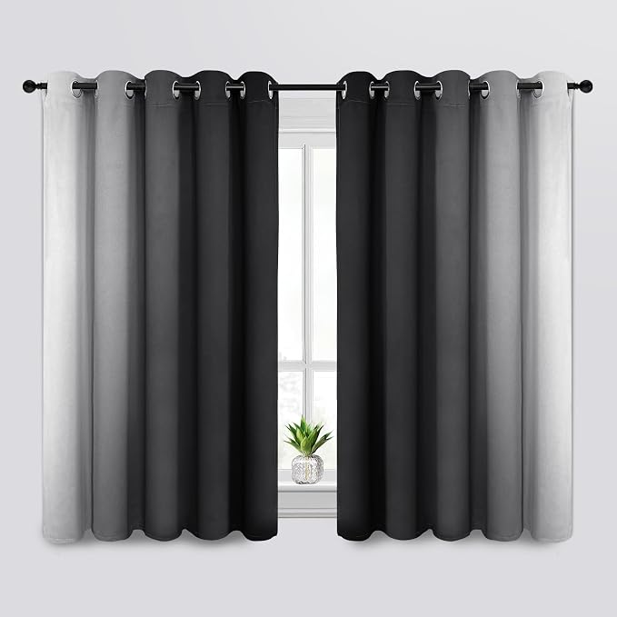 SimpleHome Ombre Room Darkening Curtains - Image 2