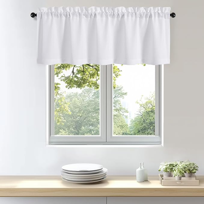 OWENIE Bob 1 PCS White Valances by OWENIE
