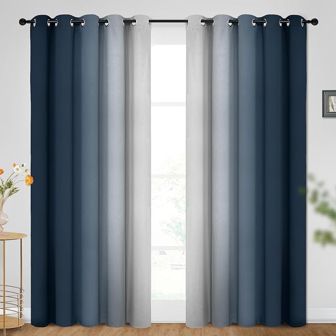 SimpleHome Ombre Room Darkening Curtains by SimpleHome