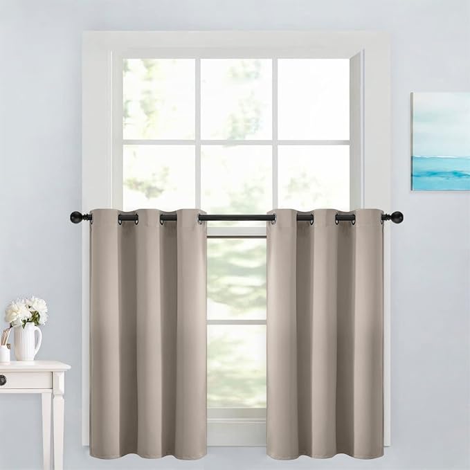 Yakamok Kitchen Bathroom Window Curtains by Yakamok