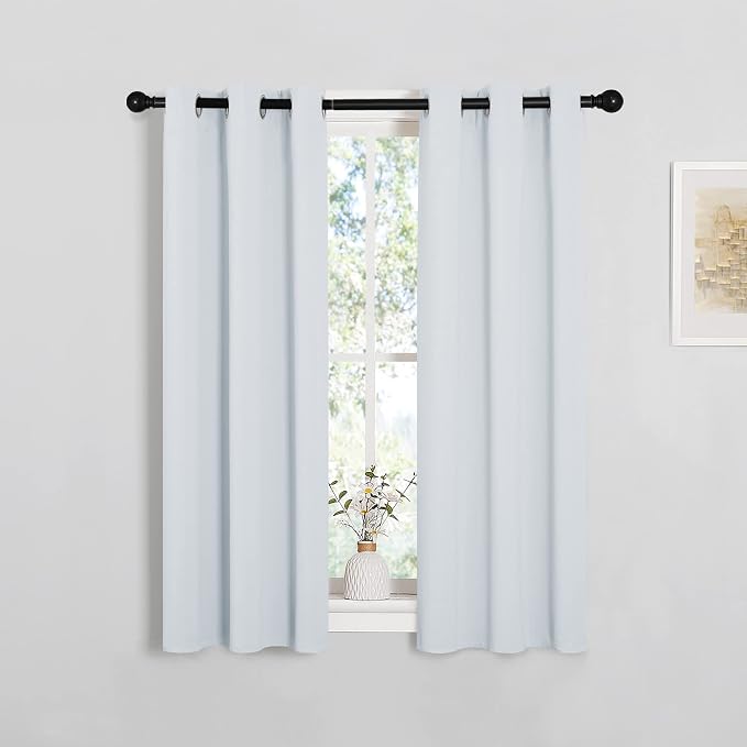 NICETOWN Room Darkening Draperies Curtains Panels, Window Treatment Thermal - Image 2