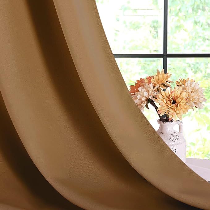 NICETOWN Sleek Blackout Curtains 48 inches Length - Image 6