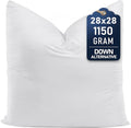 Utopia Bedding Throw Pillows – 28 x 28 Inches Down Alternative Pillows by UTOPIABEDDING
