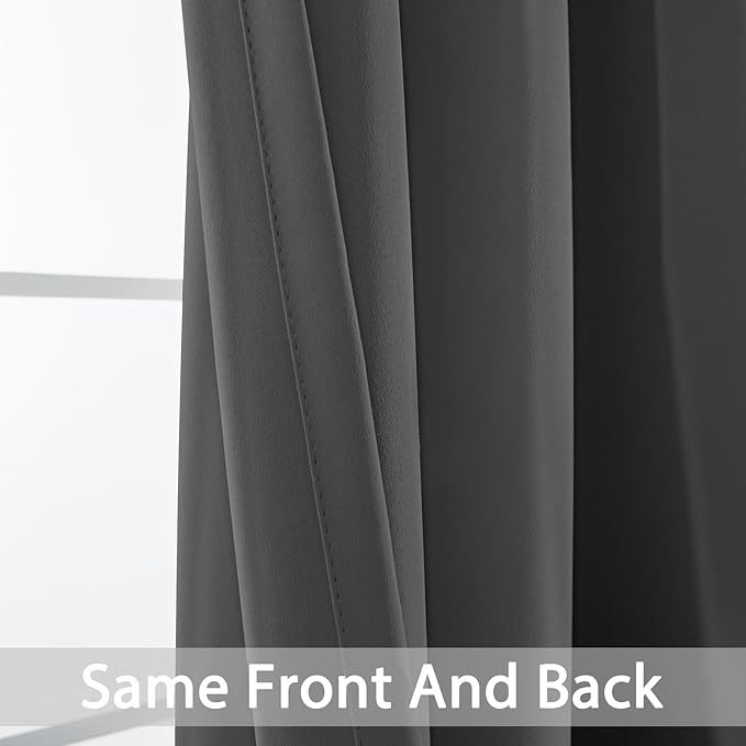 Yakamok 84 Inch Long Blackout Curtains - Image 3