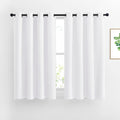 NICETOWN White Curtain Panels for Dining Room by NICETOWN