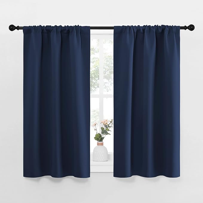 NICETOWN Kitchen Curtains, Short Blackout Curtains & Drapes, Thermal Insulated by NICETOWN