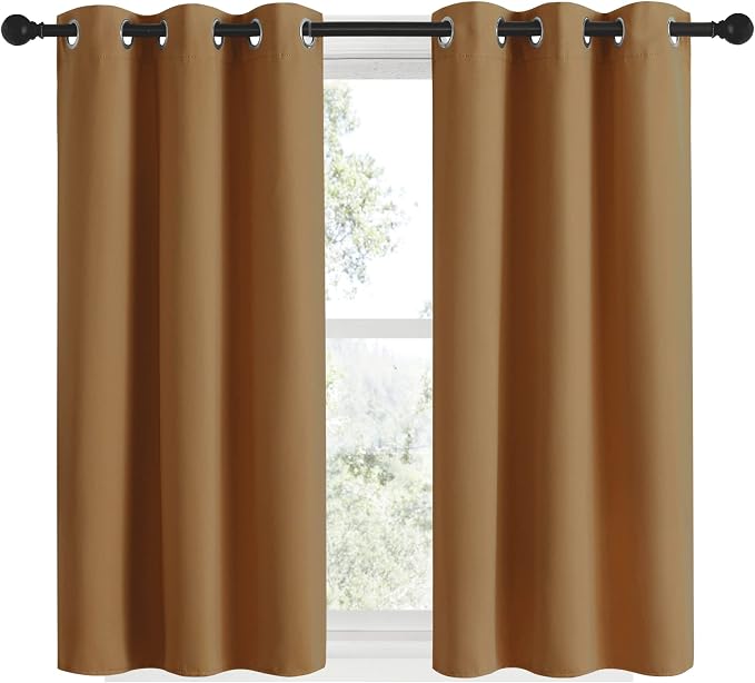 NICETOWN Sleek Blackout Curtains 48 inches Length - Image 2