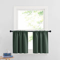 RYB HOME Cafe Blackout Curtains 24 inch Length, RV Curtains by RYBHOME