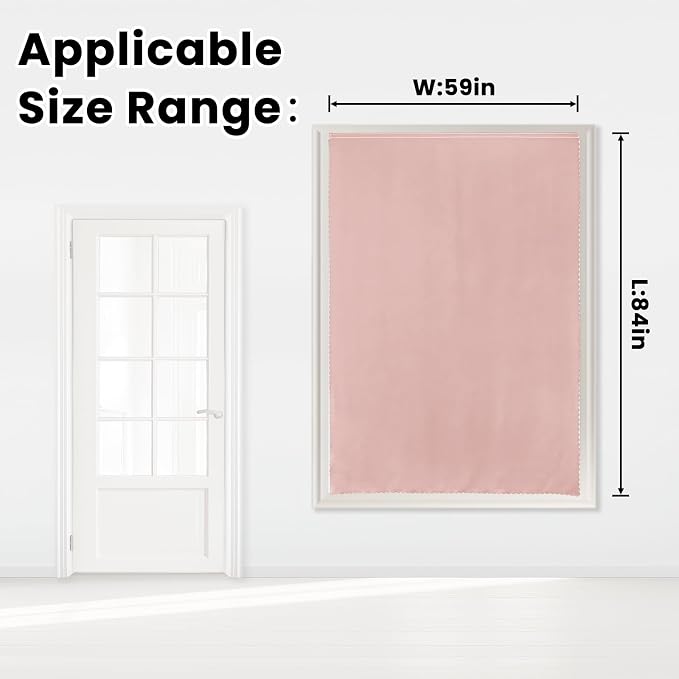 Self Adhesive Blackout Curtains- Stick on Curtains Shades Window Blinds - Image 7