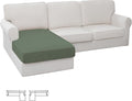 Easy-Going Stretch Sectional Couch Covers 1 Piece Chaise Lounge Slipcover L by Easy-Going