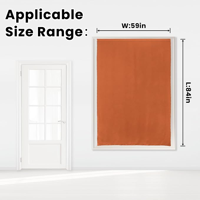 Self Adhesive Curtains Portable Blackout Curtain Simple and Easy to Install - Image 7
