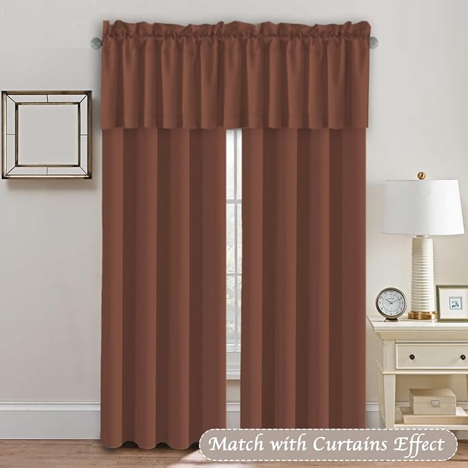 H.VERSAILTEX 4 Panels Blackout Valances - Image 3