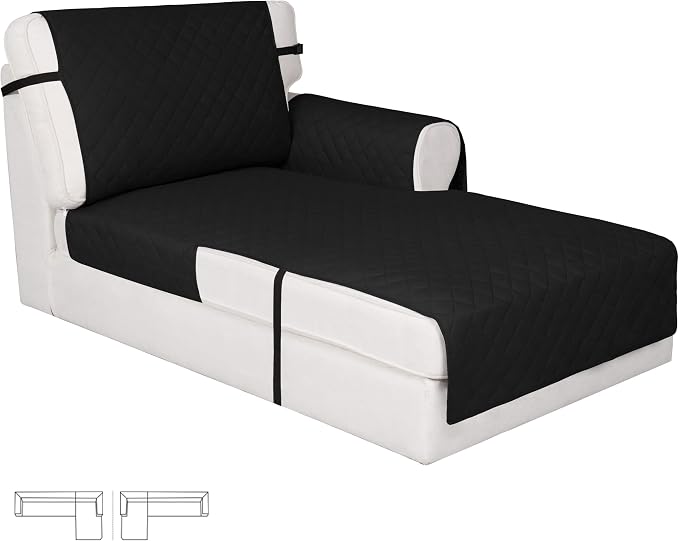 Easy-Going Reversible Chaise Lounge Couch Cover Water Resistant Sofa Cover by Easy-Going