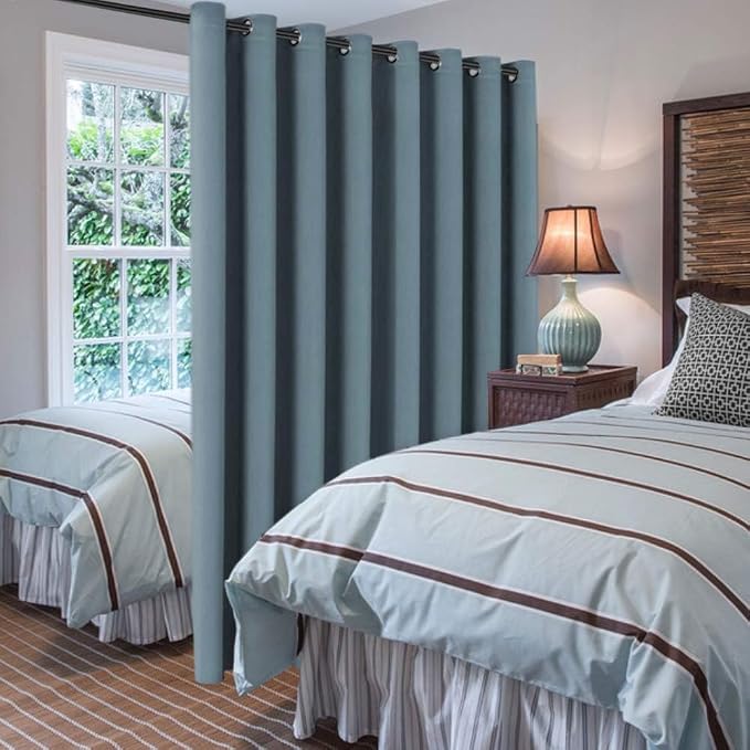 H.VERSAILTEX Blackout Patio Curtains 100 x 108 Inches - Image 2