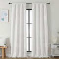 Simplebrand Ava Light Beige Light Filtering Curtains by Simplebrand