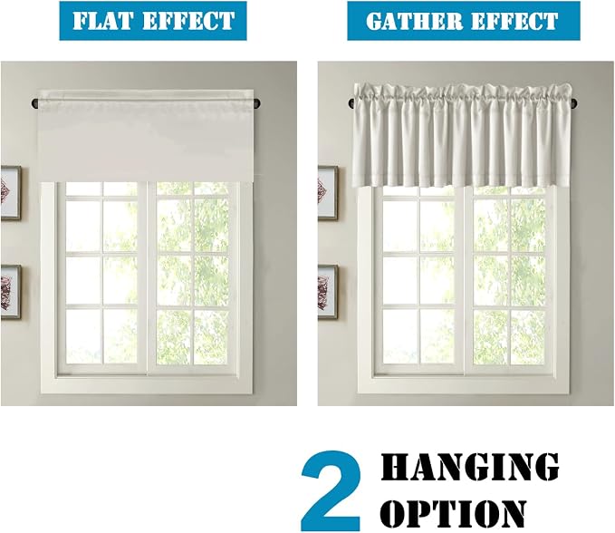 H.VERSAILTEX 2 Panels Blackout Valances - Image 6