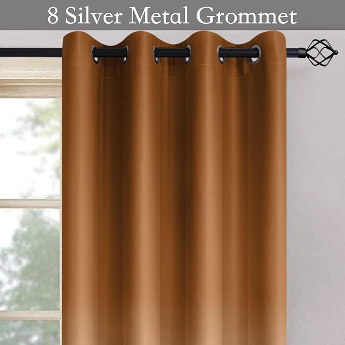 SimpleHome Ombre Room Darkening Curtains - Image 2