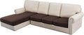 H.VERSAILTEX Velvet Stretch Sectional Couch Covers by HVERSAILTEX