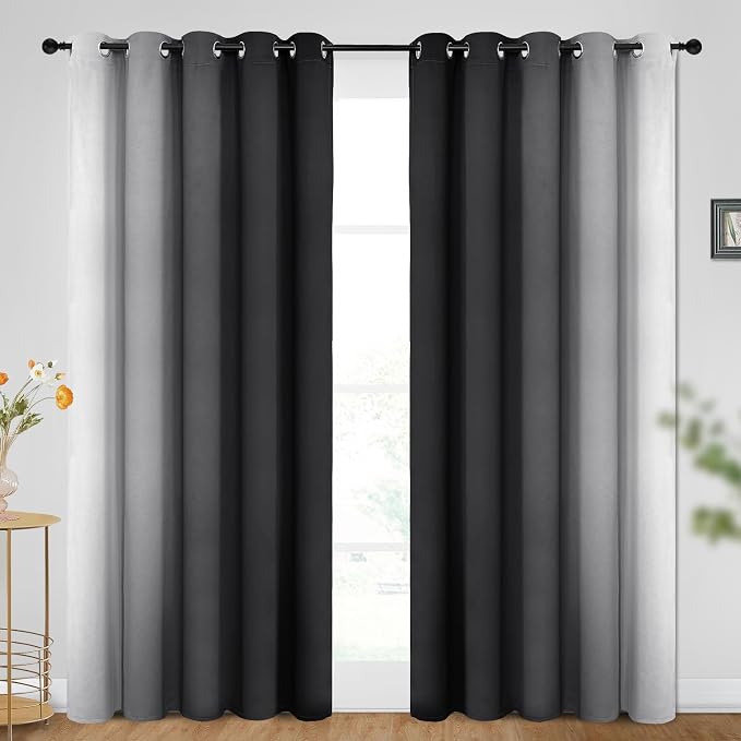 SimpleHome Ombre Room Darkening Curtains - Image 2