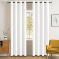 MIULEE Blackout Curtains for Bedroom Living Room Thermal Insulated Room Black by MIULEE