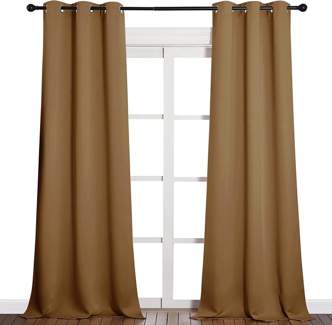 NICETOWN Sleek Blackout Curtains 90 inches Length - Image 2