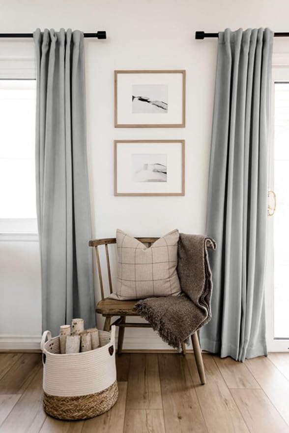 100% Blackout Shield Linen Blackout Curtains - Image 6