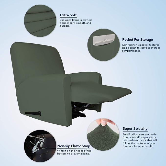 PureFit Super Stretch Chair Sofa Slipcover - Image 3