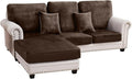 Couch Cover 3-Piece Elastic Velvet Couch Cushion Covers & Chaise Slipcovers by Taque