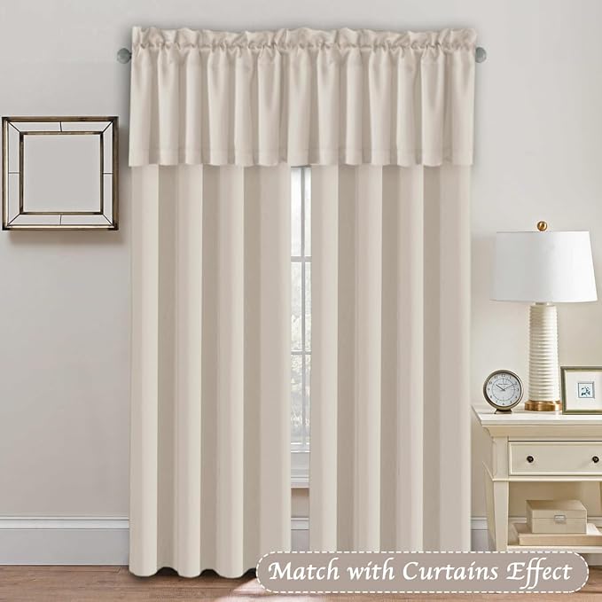 H.VERSAILTEX 2 Panels Blackout Valances - Image 3