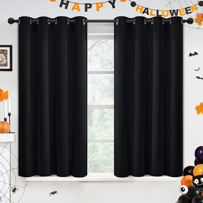 Yakamok Blackout Curtains for Bedroom, Thermal Insulated Blackout Grommet Top by Yakamok