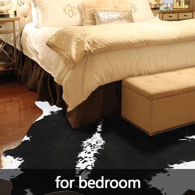 AROGAN 8x10 Feet Faux Cowhide Area Rugs - Image 3