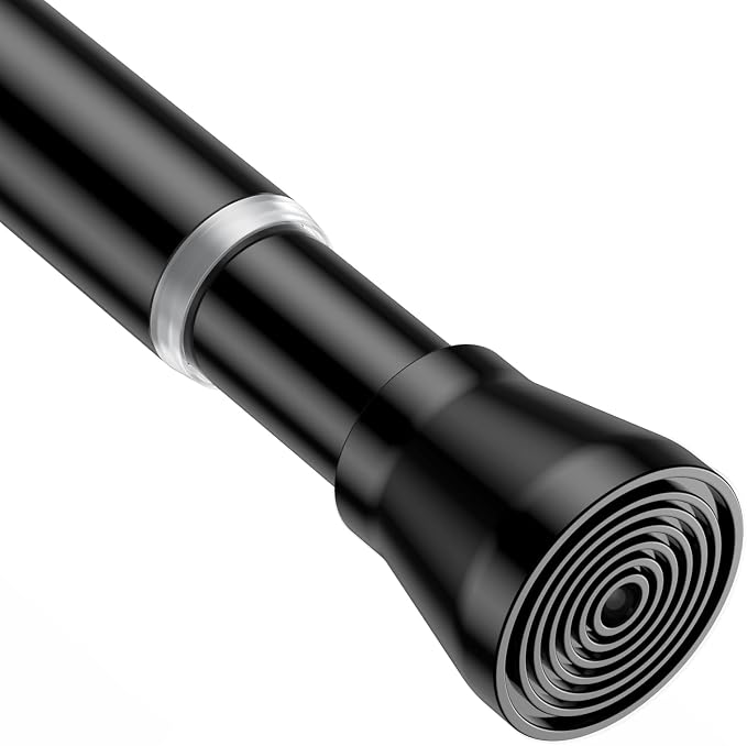 AIZESI Spring Tension Rods Adjustable Tension Curtain Rod Small Tension Rod No by AIZESITENSIONROD