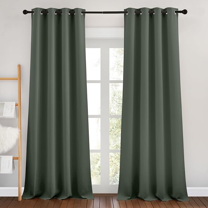 NICETOWN Blackout 90 inches Long Curtains by NICETOWN