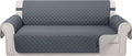 Reversible 4 Seater Sofa Cover 91 Inch Large Couch Cover Furniture Protector by LuxshareHome