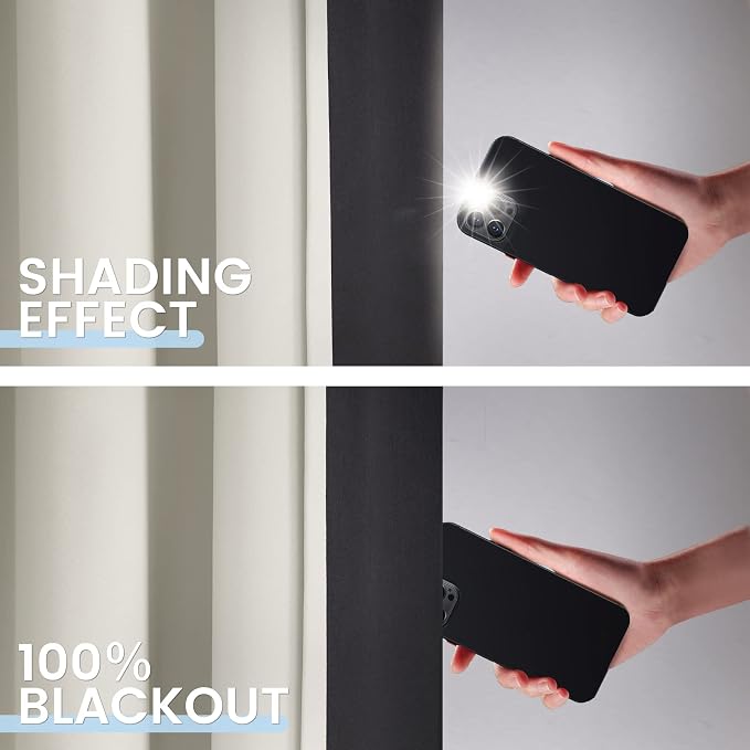SimpleHome 100% Blackout Curtains - Image 3