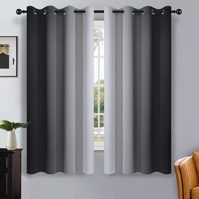 SimpleHome Ombre Room Darkening Curtains by SimpleHome