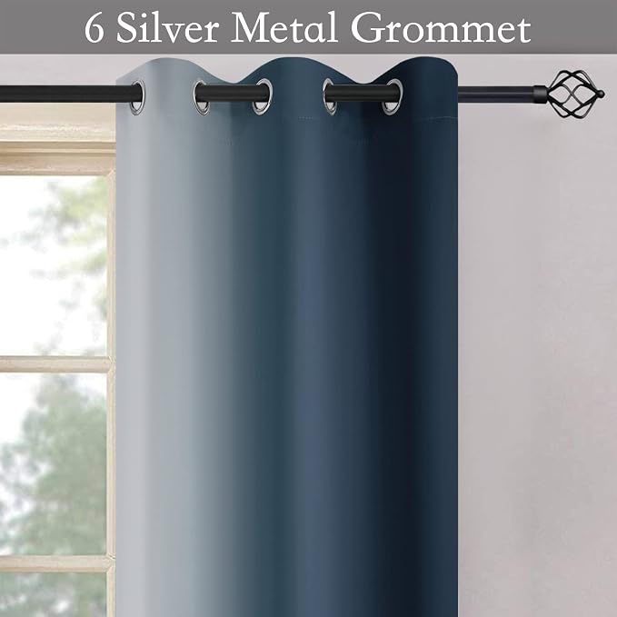 SimpleHome Ombre Room Darkening Curtains - Image 4
