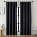 Simplebrand Ava Halloween Black Blackout Curtains by Simplebrand