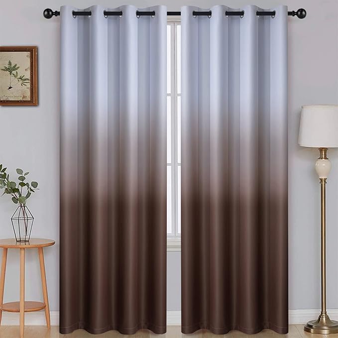 SimpleHome Ombre Room Darkening Curtains by SimpleHome