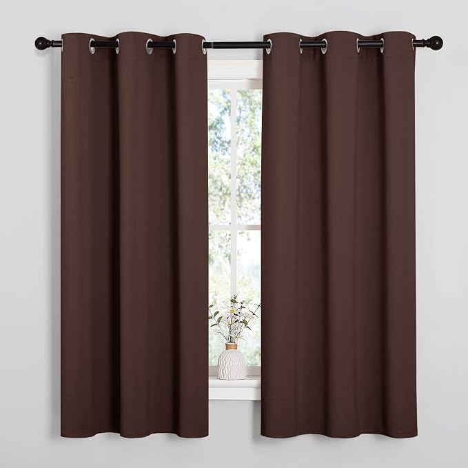 NICETOWN Nursery Essential Thermal Insulated Solid Grommet Top Blackout Curtains by NICETOWN