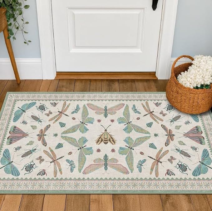 Hazo Haus Mint Green Washable Bathroom Rug by HazoHaus