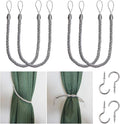 BEL AVENIR Curtain Rope Tiebacks, Drapery Rope Holdbacks by BELAVENIR