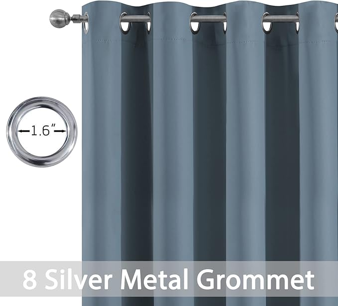 Yakamok 84 Inch Length Blackout Curtains - Image 3