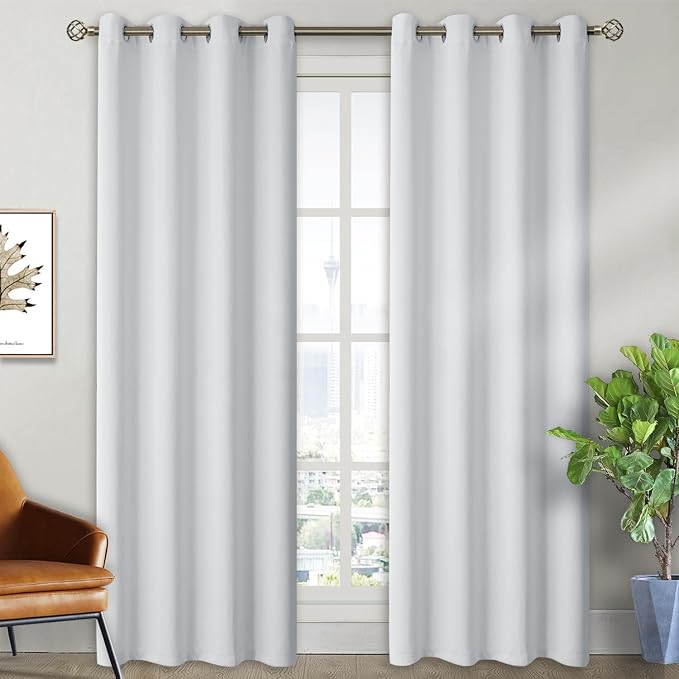 BGment Room Darkening Curtains 84 Inches Long by BGment