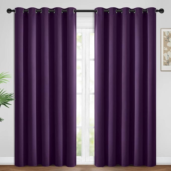 Yakamok Blackout Curtains Room Darkening Thermal Insulated Window Panels by Yakamok