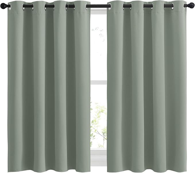 NICETOWN Blackout Sage Green Curtains by NICETOWN