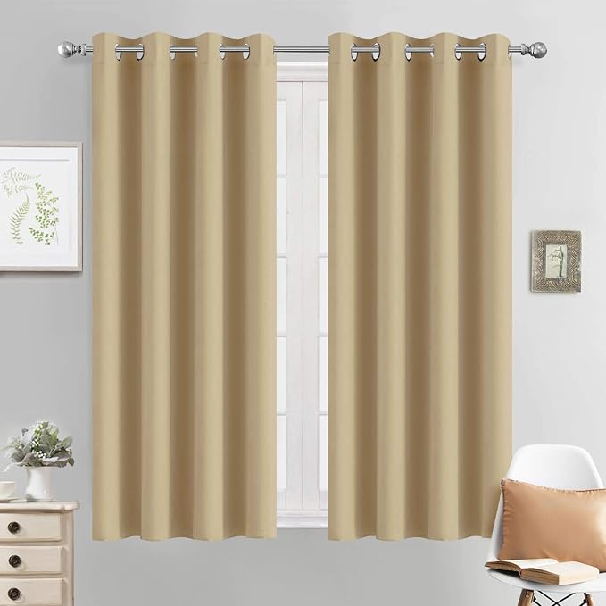 Yakamok Light Blocking Window Blackout Curtains Thermal Insulated Room by Yakamok